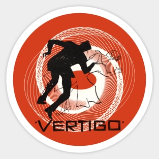 Hitchcock's Vertigo Sticker